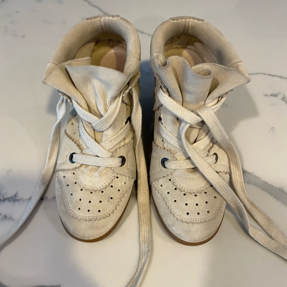 Isabel Marant Bobby Wedge Sneakers size 36